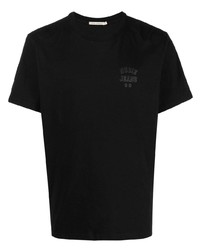 T-shirt à col rond imprimé noir Nudie Jeans