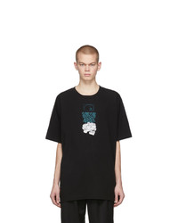 T-shirt à col rond imprimé noir Off-White