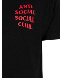 T-shirt à col rond imprimé noir Anti Social Social Club