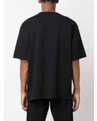 T-shirt à col rond imprimé noir Off-White