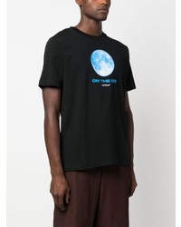 T-shirt à col rond imprimé noir Off-White