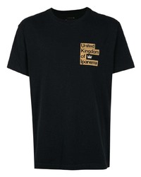T-shirt à col rond imprimé noir OSKLEN