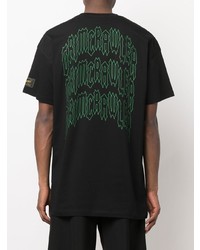 T-shirt à col rond imprimé noir Raf Simons