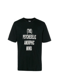 T-shirt à col rond imprimé noir P.A.M.