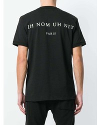 T-shirt à col rond imprimé noir Ih Nom Uh Nit