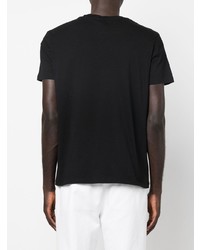 T-shirt à col rond imprimé noir Etro