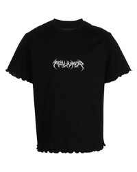 T-shirt à col rond imprimé noir Palmer//Harding