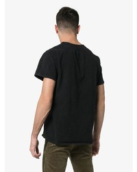 T-shirt à col rond imprimé noir Rhude