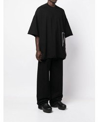 T-shirt à col rond imprimé noir Rick Owens DRKSHDW