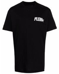 T-shirt à col rond imprimé noir Philipp Plein