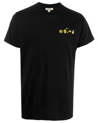 T-shirt à col rond imprimé noir Phipps
