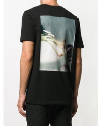 T-shirt à col rond imprimé noir 3.1 Phillip Lim