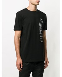 T-shirt à col rond imprimé noir 3.1 Phillip Lim