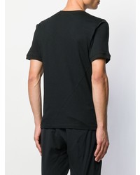 T-shirt à col rond imprimé noir Damir Doma