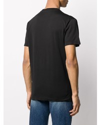 T-shirt à col rond imprimé noir DSQUARED2