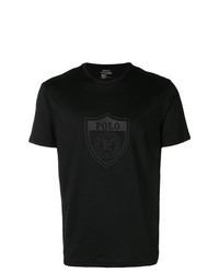 T-shirt à col rond imprimé noir Polo Ralph Lauren