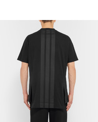 T-shirt à col rond imprimé noir Y-3