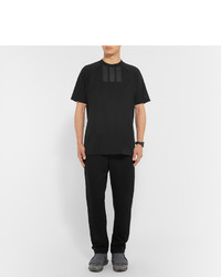 T-shirt à col rond imprimé noir Y-3