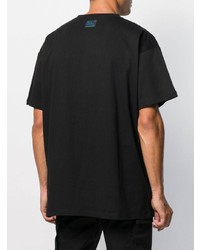 T-shirt à col rond imprimé noir Raf Simons