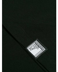 T-shirt à col rond imprimé noir Versace Collection