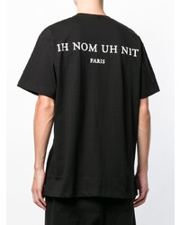 T-shirt à col rond imprimé noir Ih Nom Uh Nit