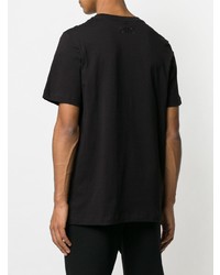 T-shirt à col rond imprimé noir Omc