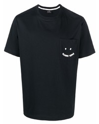 T-shirt à col rond imprimé noir PS Paul Smith