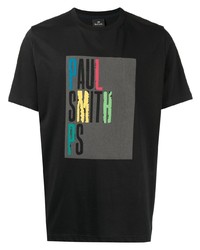 T-shirt à col rond imprimé noir PS Paul Smith