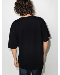 T-shirt à col rond imprimé noir JW Anderson