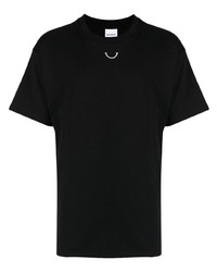 T-shirt à col rond imprimé noir Readymade
