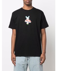 T-shirt à col rond imprimé noir RIPNDIP