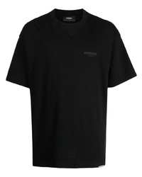 T-shirt à col rond imprimé noir Represent