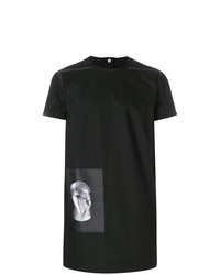 T-shirt à col rond imprimé noir Rick Owens DRKSHDW