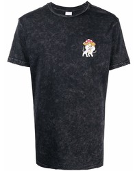 T-shirt à col rond imprimé noir RIPNDIP