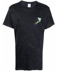 T-shirt à col rond imprimé noir RIPNDIP