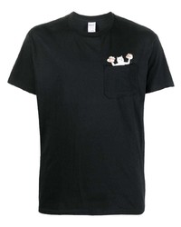 T-shirt à col rond imprimé noir RIPNDIP