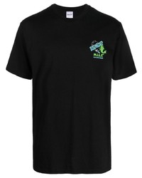 T-shirt à col rond imprimé noir RIPNDIP