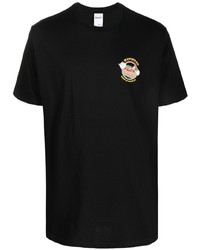 T-shirt à col rond imprimé noir RIPNDIP