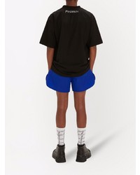 T-shirt à col rond imprimé noir JW Anderson