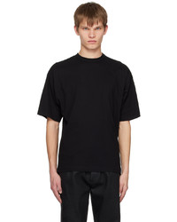 T-shirt à col rond imprimé noir Saintwoods