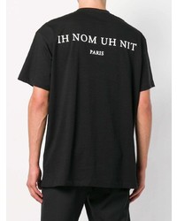 T-shirt à col rond imprimé noir Ih Nom Uh Nit