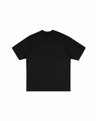 T-shirt à col rond imprimé noir Supreme