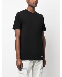 T-shirt à col rond imprimé noir Off-White