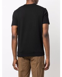 T-shirt à col rond imprimé noir Belstaff