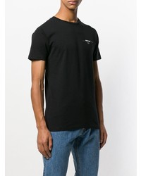 T-shirt à col rond imprimé noir Off-White