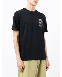 T-shirt à col rond imprimé noir PS Paul Smith