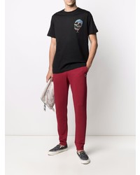 T-shirt à col rond imprimé noir PS Paul Smith