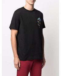 T-shirt à col rond imprimé noir PS Paul Smith