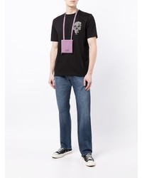 T-shirt à col rond imprimé noir PS Paul Smith