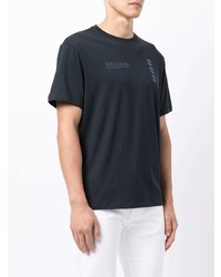 T-shirt à col rond imprimé noir Armani Exchange